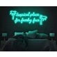Tropical Place For Funky Face LED Neon Sign