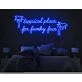 Tropical Place For Funky Face LED Neon Sign