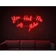 You Had Me At Aloha LED Neon Sign
