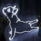 Relaxing Puppy Neon Sign