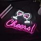 Cheers To Wine Neon Light