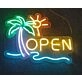 Open Neon Sign Wall Art Sign