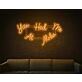 You Had Me At Aloha LED Neon Sign