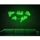 You Had Me At Aloha LED Neon Sign