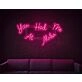 You Had Me At Aloha LED Neon Sign