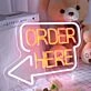 Open Here Neon Sign