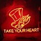 Take Your Heart Neon Sign
