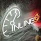 Inline Neon Sign