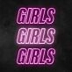 Girls Girls Girls Neon Lamp