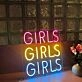 Girls Girls Girls Neon Sign For Bar