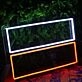 Double Rectangles Neon Sign