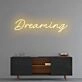 Dreaming' neon sign