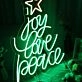 Joy Love Peace Neon Sign