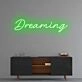 Dreaming' neon sign