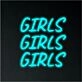 Girls Girls Girls Neon Sign Neon Wall Sign