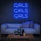 Girls Girls Girls Neon Sign Wall Decor Sign