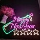 Happy New Year Neon Sign