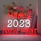 Led Neon Sign Merry Christmas Neon Light Happy New Year Light Sign