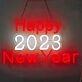 Led Neon Sign Merry Christmas Neon Light Happy New Year Light Sign