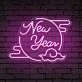 New Year Spring Festival Celebrate Neon Sign