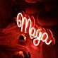 Maya Neon Sign