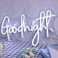 Goodnight Neon Sign