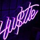 Hustle Neon Sign
