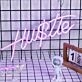 Hustle Neon Sign