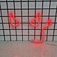 Devil Horns' Neon Sign