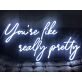 Neon Sign You're Like Really Pretty Led Neon Light Wall Art Sign
