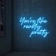 You're Like Really Pretty Neon Sign Led Neon Wall Sign
