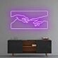 Creation of Adam Neon Sign