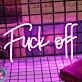 Fuck Off Neon Sign
