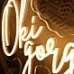 Oki Goageous Neon Sign