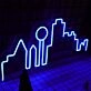 City Skyline Neon Sign