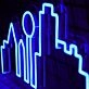 City Skyline Neon Sign