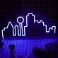 City Skyline Neon Sign