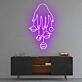 Cosmic Hand' neon sign