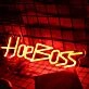 Hoeboss Neon Sign