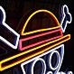 One Piece Skull Neon Sign
