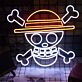 One Piece Skull Neon Sign