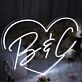B And C Neon Sign