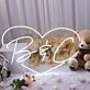 B And C Neon Sign