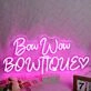 Bow Wow Bowtique Neon Sign