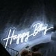 Happy Bday Neon Sign