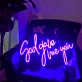 Divine Illumination God Gave Me You Neon Sign