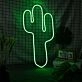 Green Cactus Neon Sign