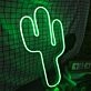 Green Cactus Neon Sign