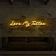 Love My Tattoo For Tattoo Studio Neon Sign