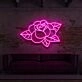 Old School Rose Neon Sign